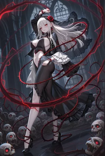 [奇幻] 不死魔女的永恒牢笼：不死之身的魔女因为寂寞千年，普通的玩法已经不能满足，为了体验极致的刺激，封印了自己的四肢，封印了魔力，为自己打造永恒的牢笼，最终彻底翻车永远无法逃离肉欲的深渊 下克上,白给,束缚,丝袜,四肢切断,性奴,放置,痴女,无绿,捆绑
