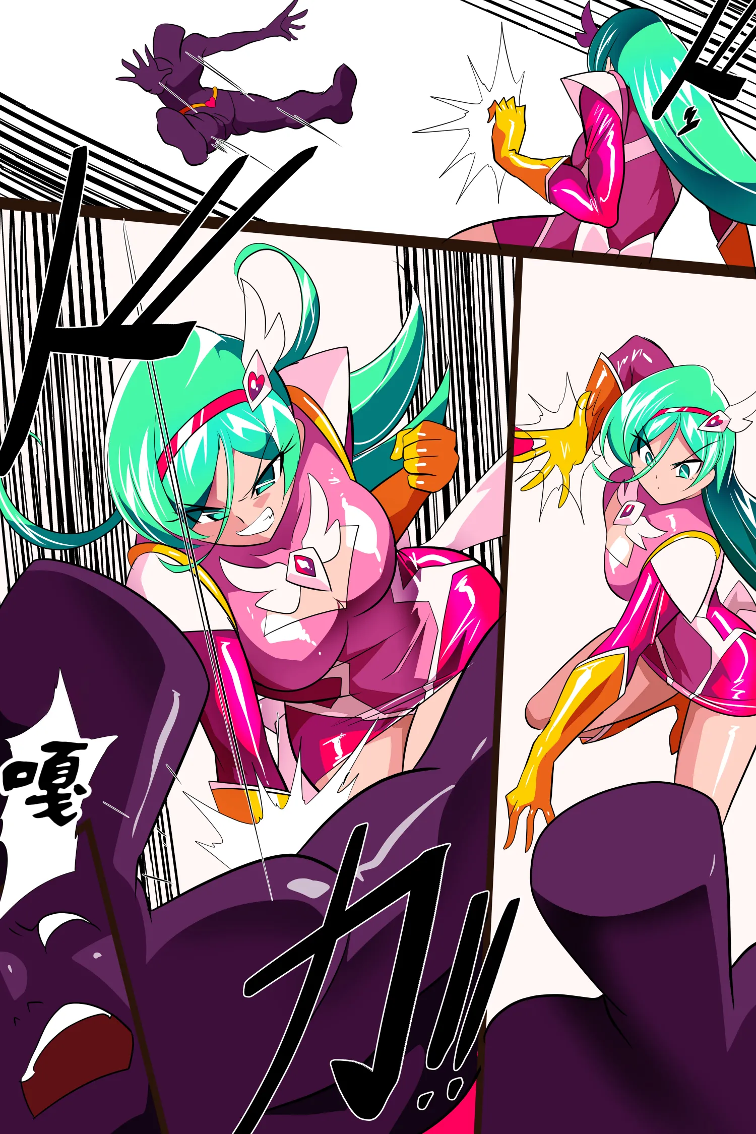 [ワラビモチー] Heroine Harassment サイコレディ・ミーティアVS記憶改変アンドロイド｜心灵女侠・流星VS记忆改变改造人 3