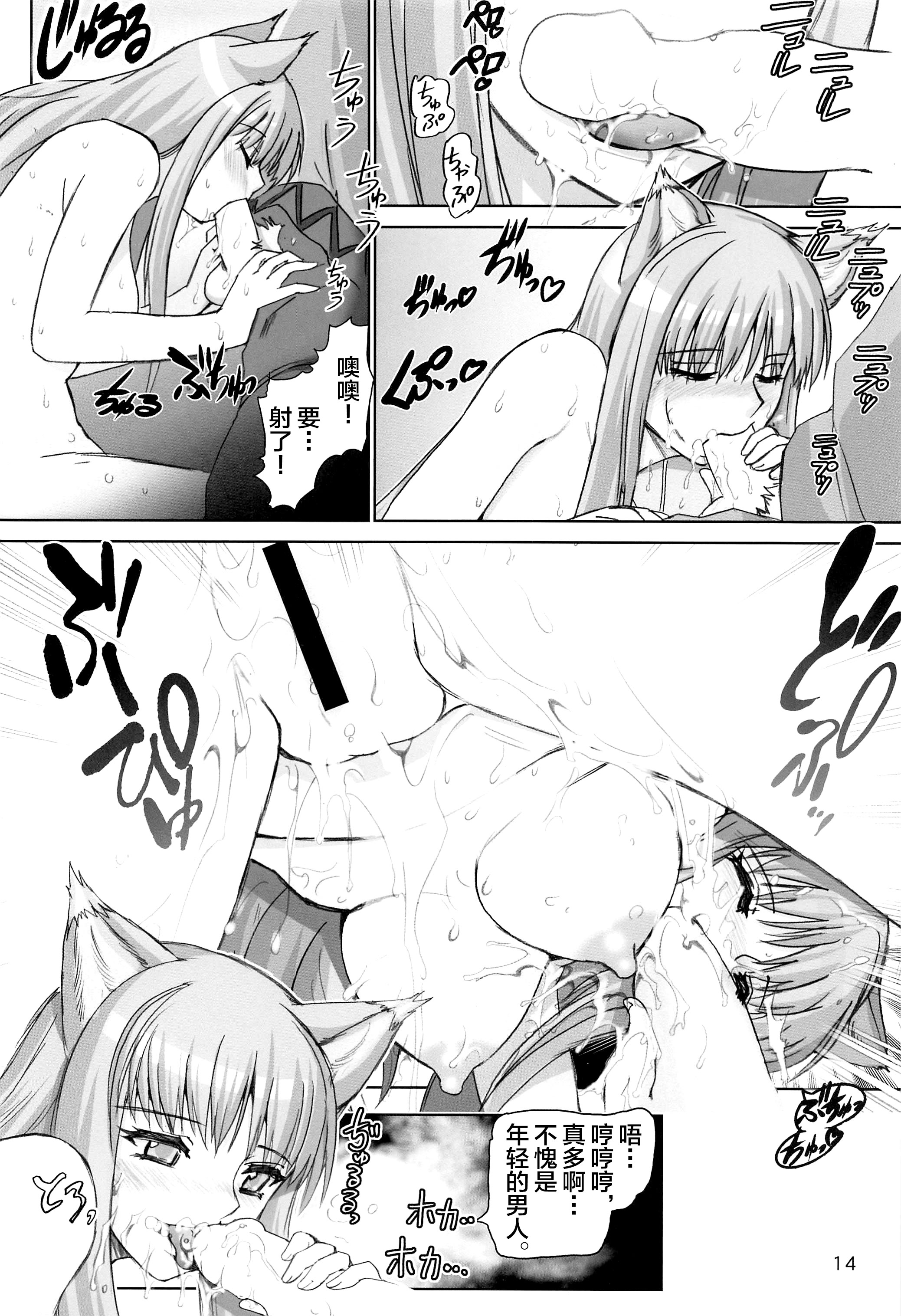 [日本漫画] [雷神会 (はるきゲにあ)] ウルフロード (改訂版) (狼と香辛料) 单本,单女,兽耳#[26P]-13