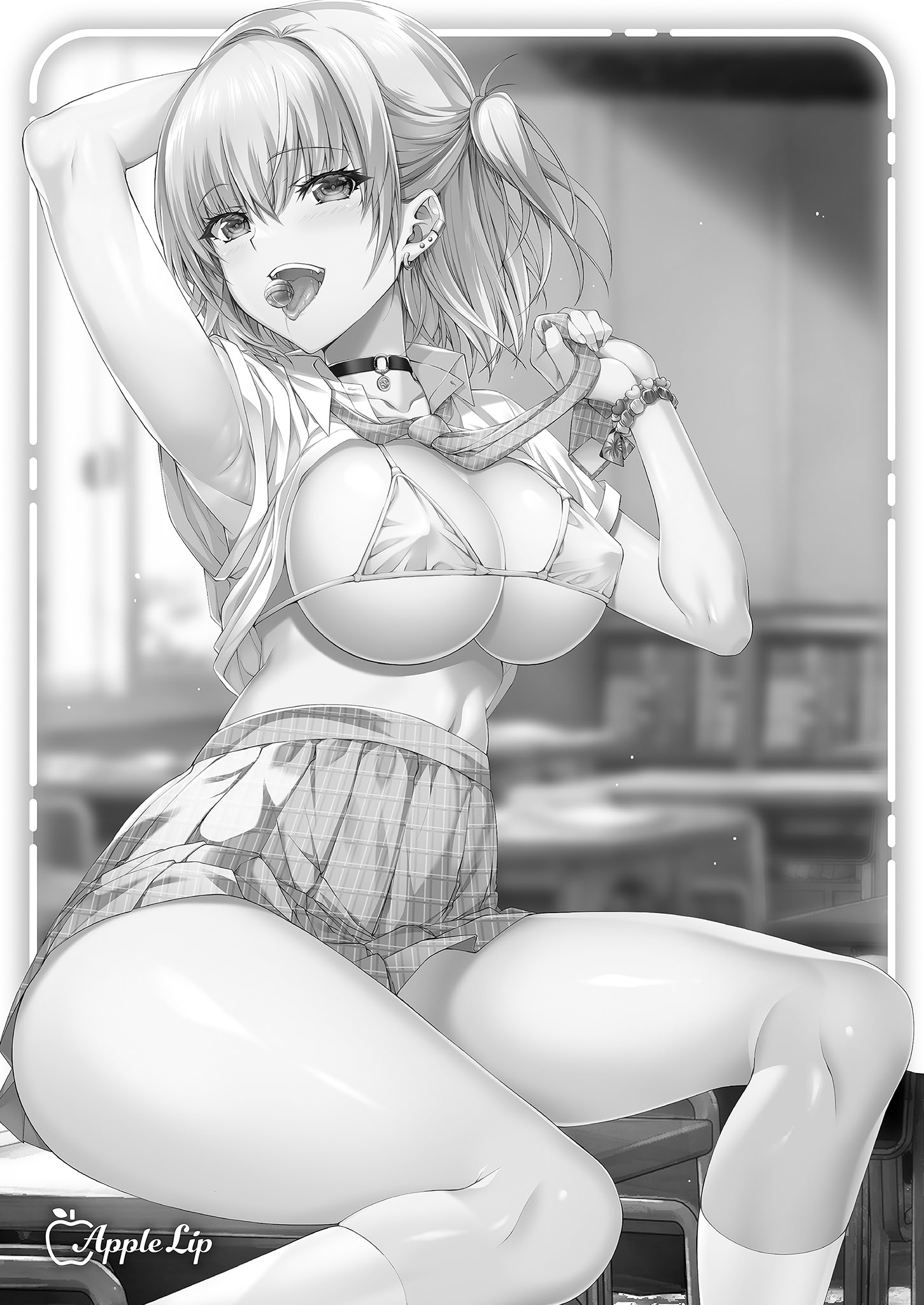 [AppleLip (緋賀ゆかり)] ナマイキJKミカさんの放課後性活-今夜もYOASOビッチ-｜狂妄美香的課後性活-今晚也是YOASO BITCH- [無修正] [DL版] 3