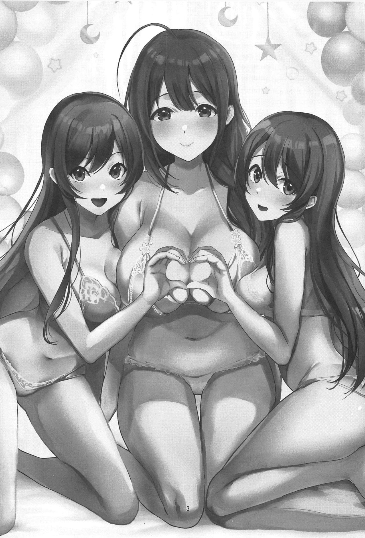 [日本漫画] (C97) [Shironeko Ichizoku (Maumen)] HAPPY LOVELOVE H (THE iDOLM@STER: Shiny Colors)  单本,高潮潮吹,单男,口交,群P#[16P]-2