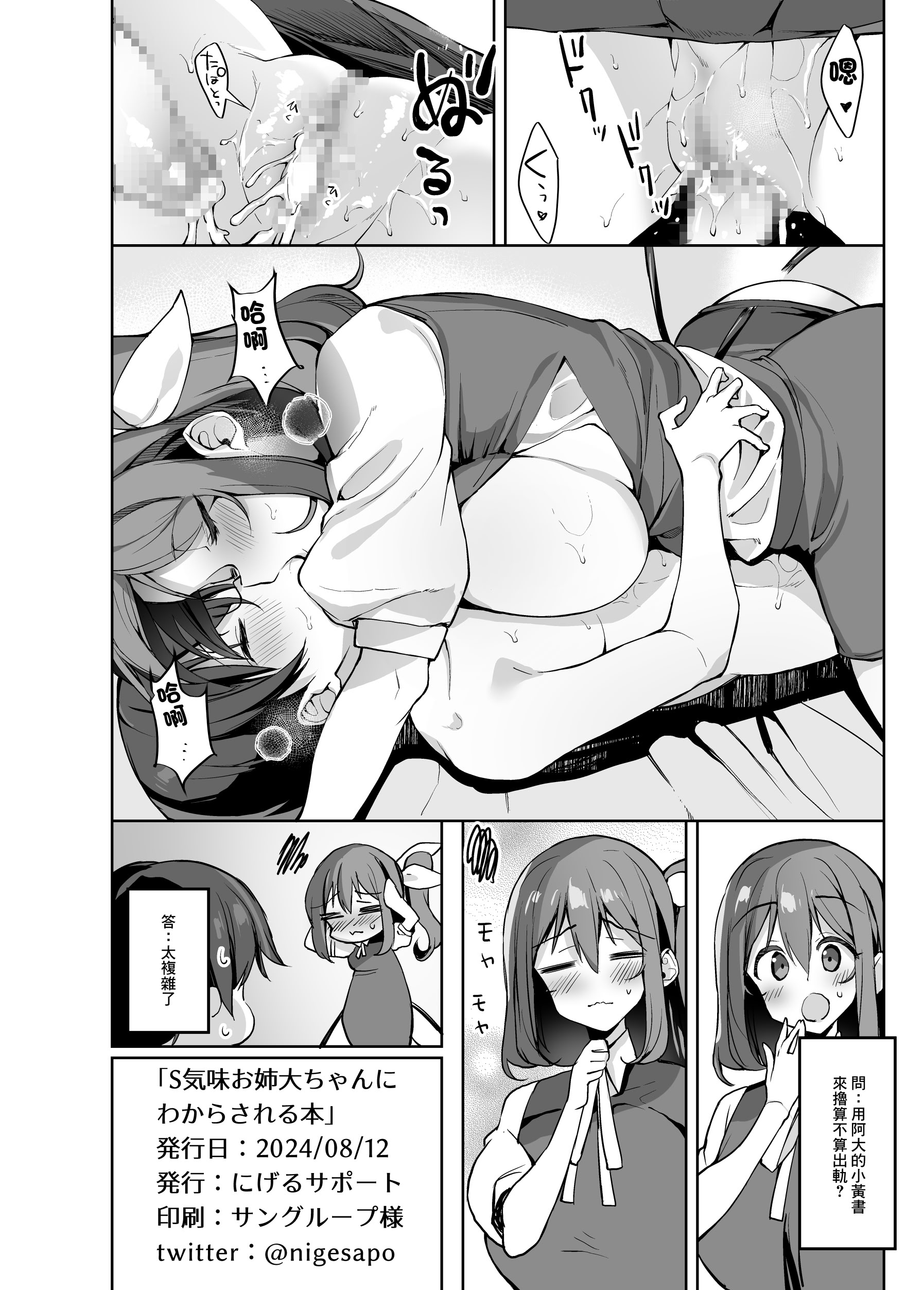 [にげるサポート (にげサポ)] S気味お姉大ちゃんにわからされる本 (東方Project) [中国翻訳] [DL版] 21