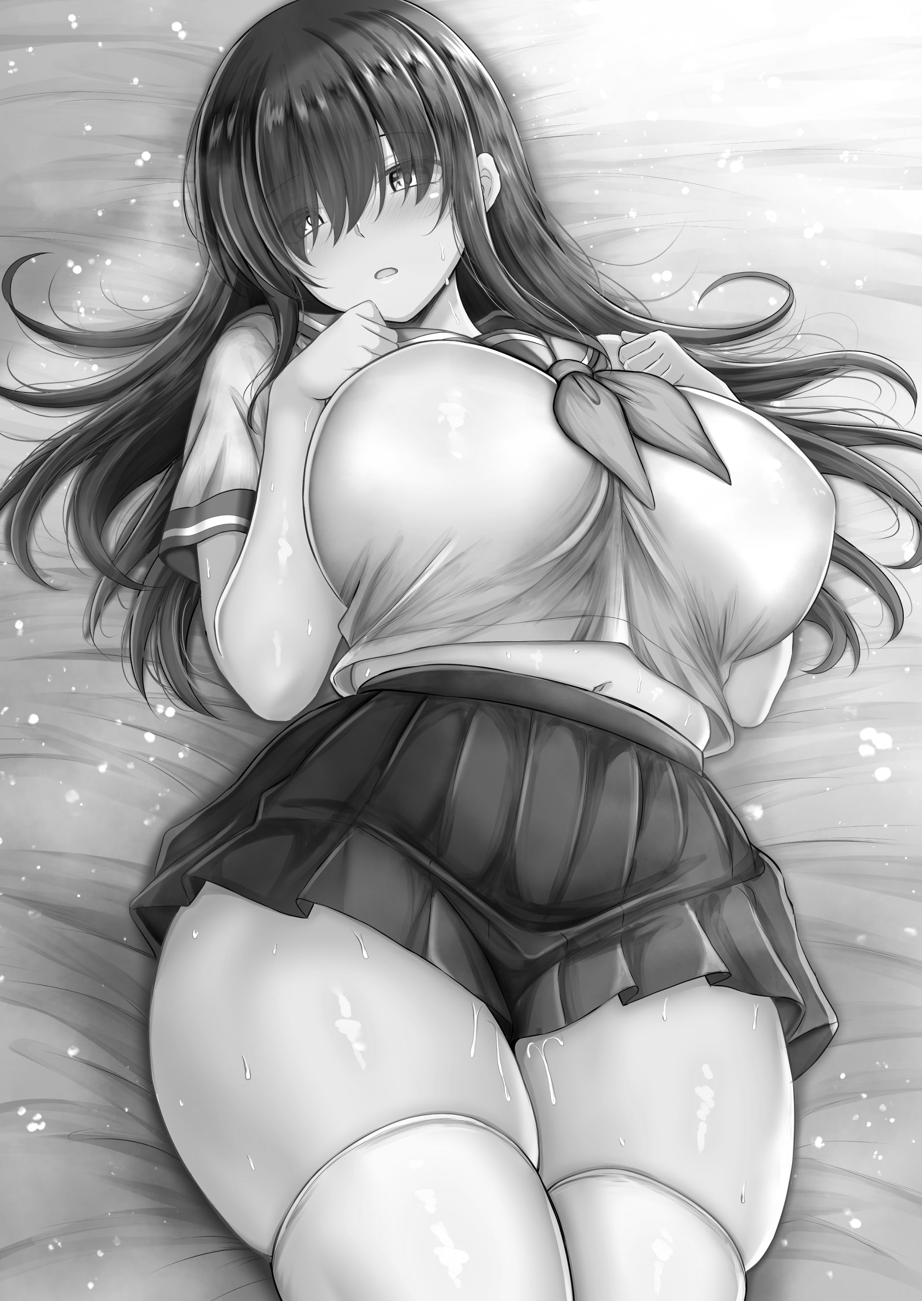 [日本漫画] [水面月 (カンナ)] 交尾★日記〜無口なあの子はムチムチな僕の彼女〜｜交尾★日記〜沉默寡言的她是我的豐滿女友〜 单本,巨乳大奶,露出,大阴茎#[46P]-45