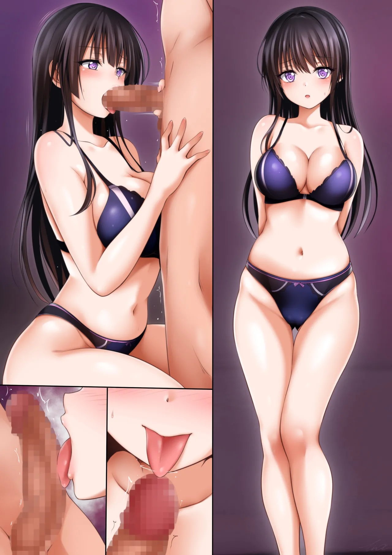 [Tina] バンドリ 白金燐子 ご奉仕フェラ＆パイズリ 4
