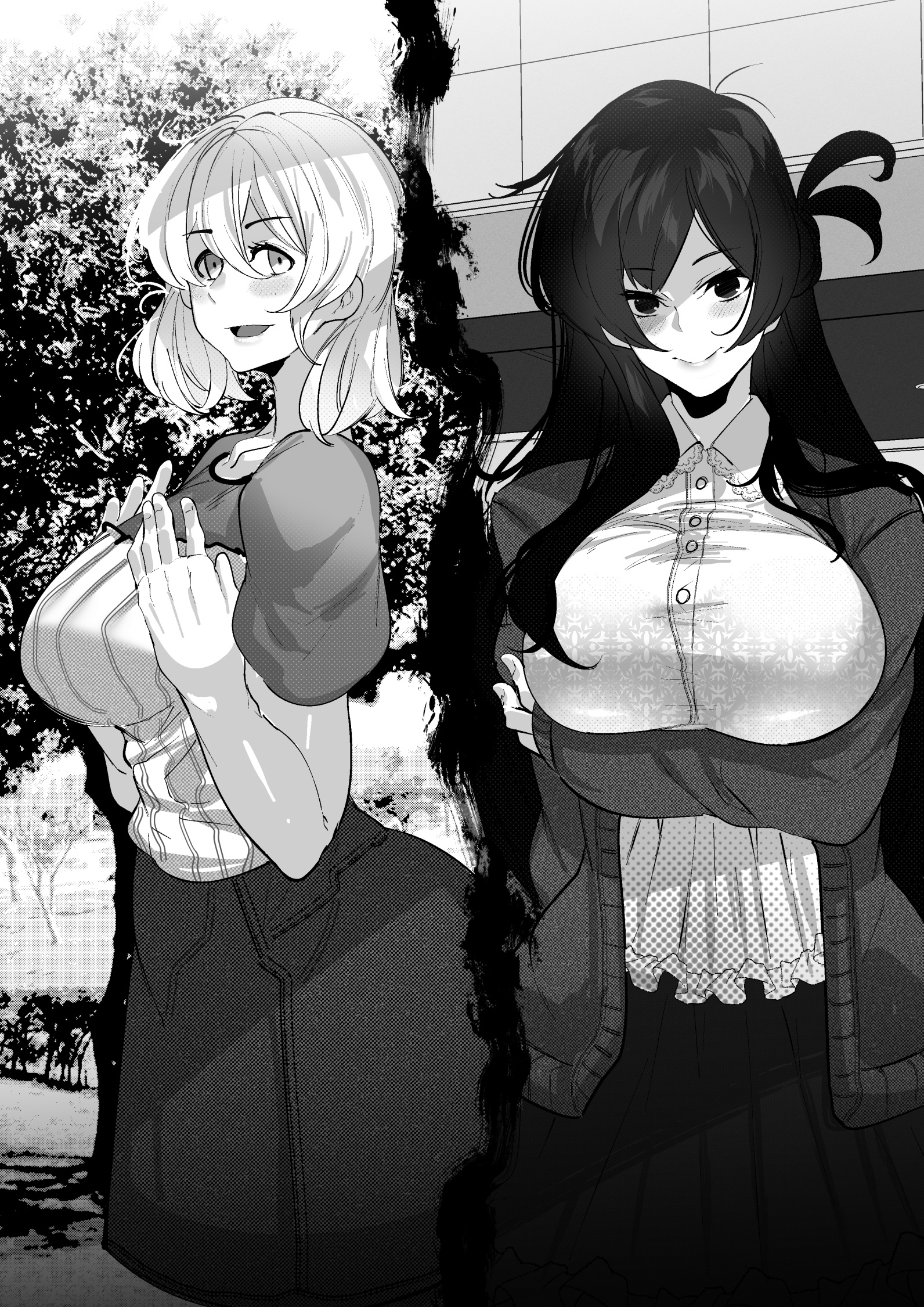 [日本漫画] [Mr.way] 水原千鶴ちゃんと七海麻美ちゃんはオナホ (彼女、お借りします) 单本,巨乳大奶,露出,大阴茎#[26P]-14