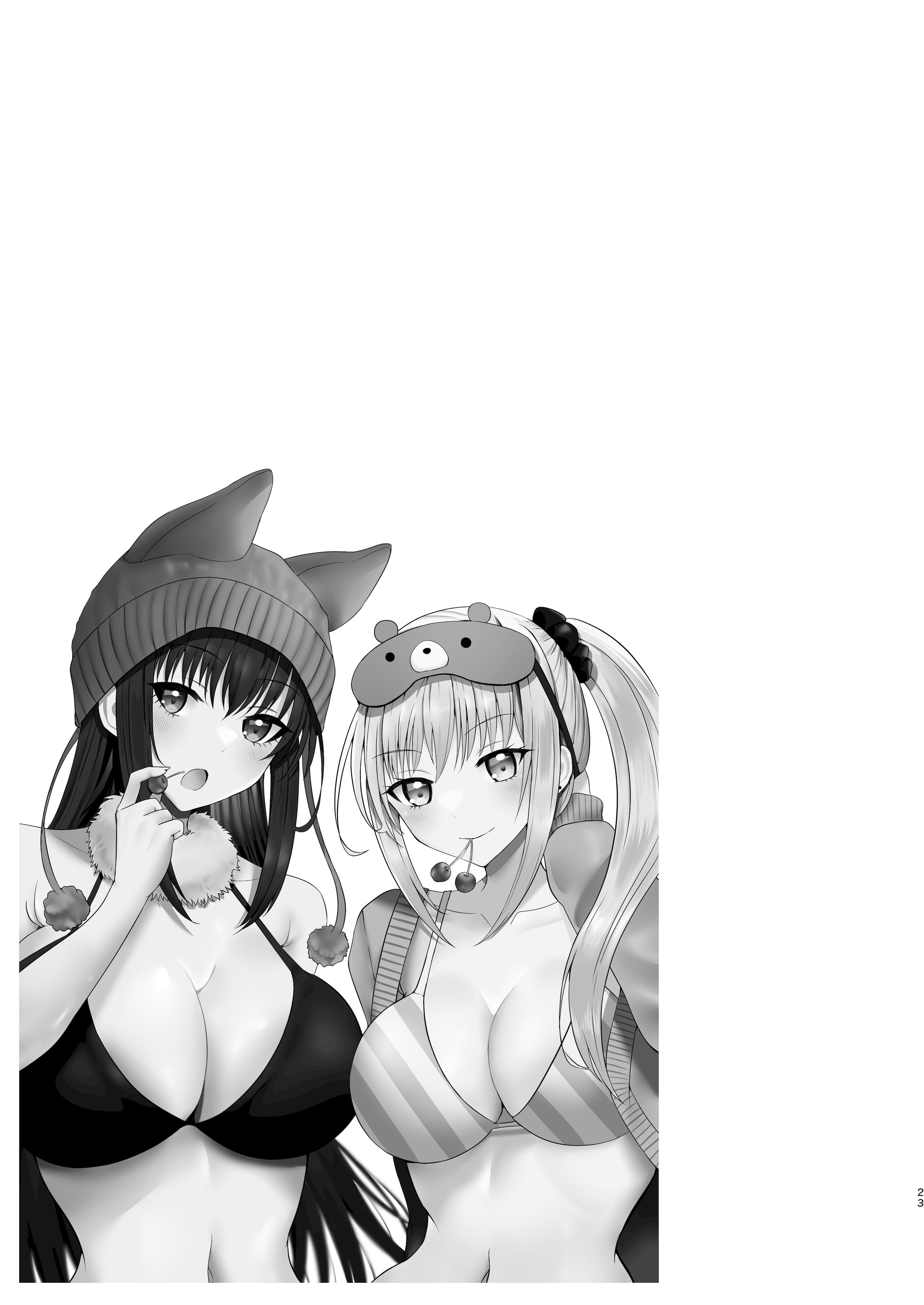 [日本漫画] [もなかあん (最中工路、聖橋蘭)] ホンキのカノジョたち (オリジナル) [DL版] 单本,女同百合,调教,巨乳大奶,乳交,丝袜#[23P]-23