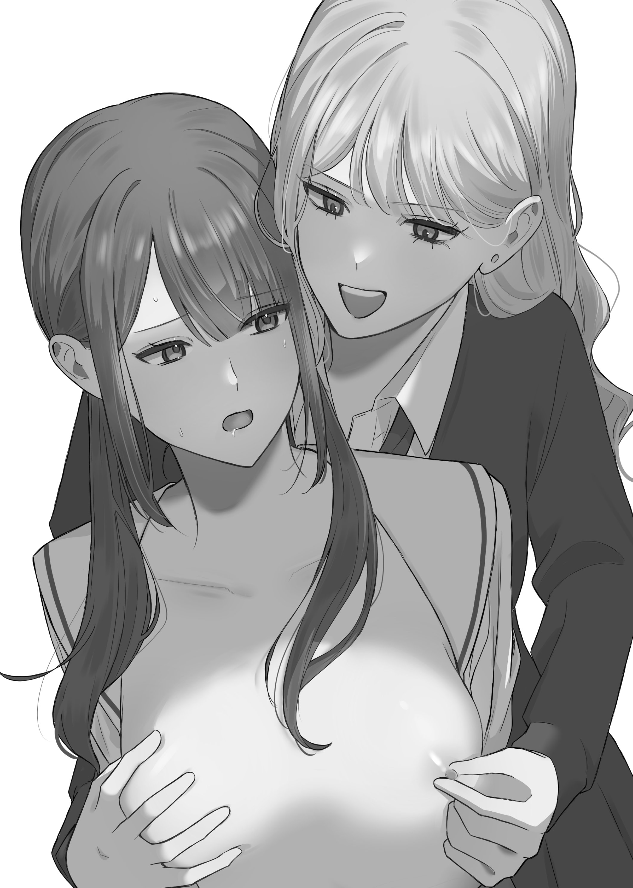 [日本漫画] [サンサンソーラー] 義妹に教わる気持ちイイコト [中譯] 单本,女同百合#[22P]-2