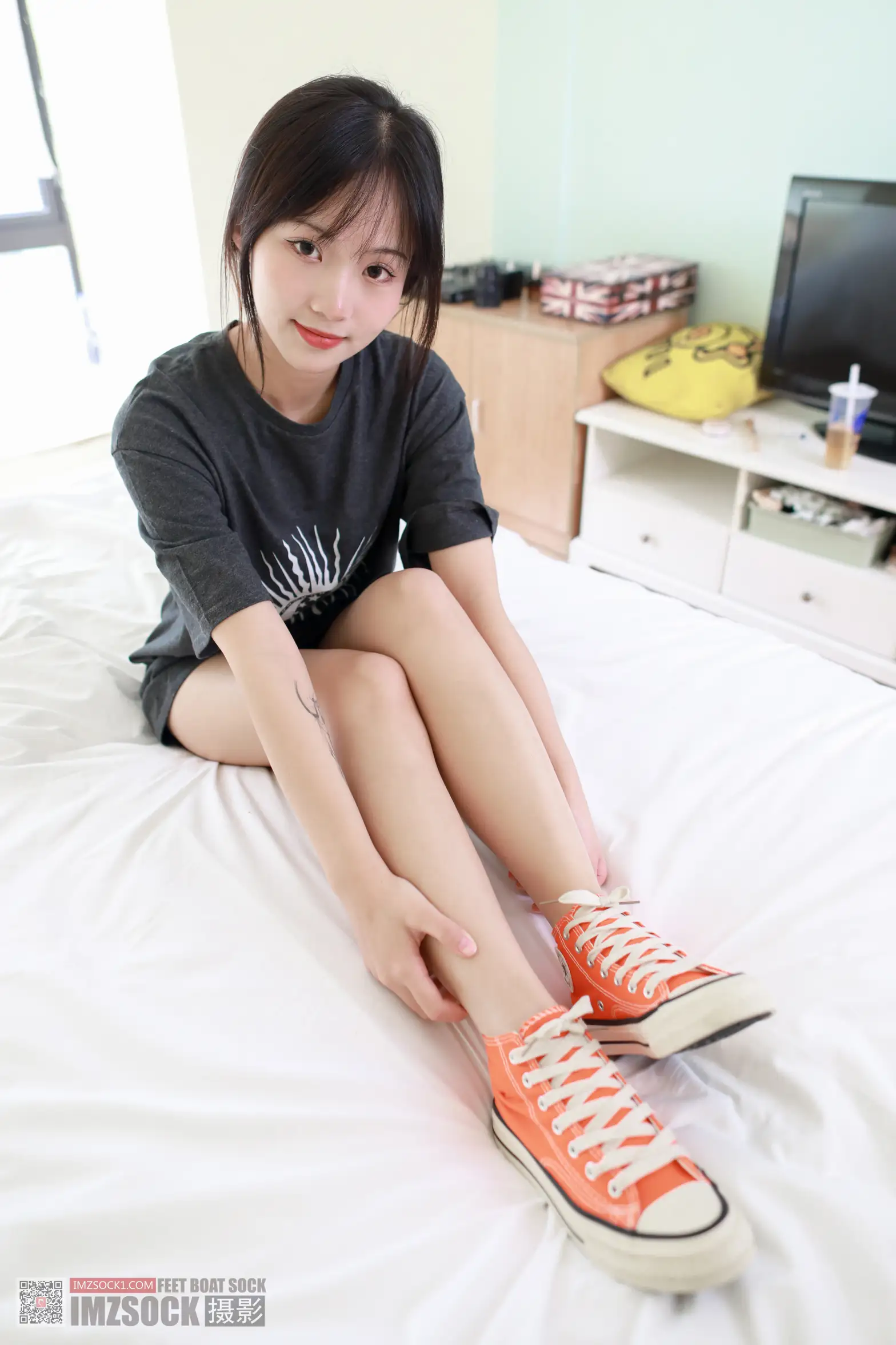 [Mzsock] Love beautiful feet NO.133 wheat#[74P]-5