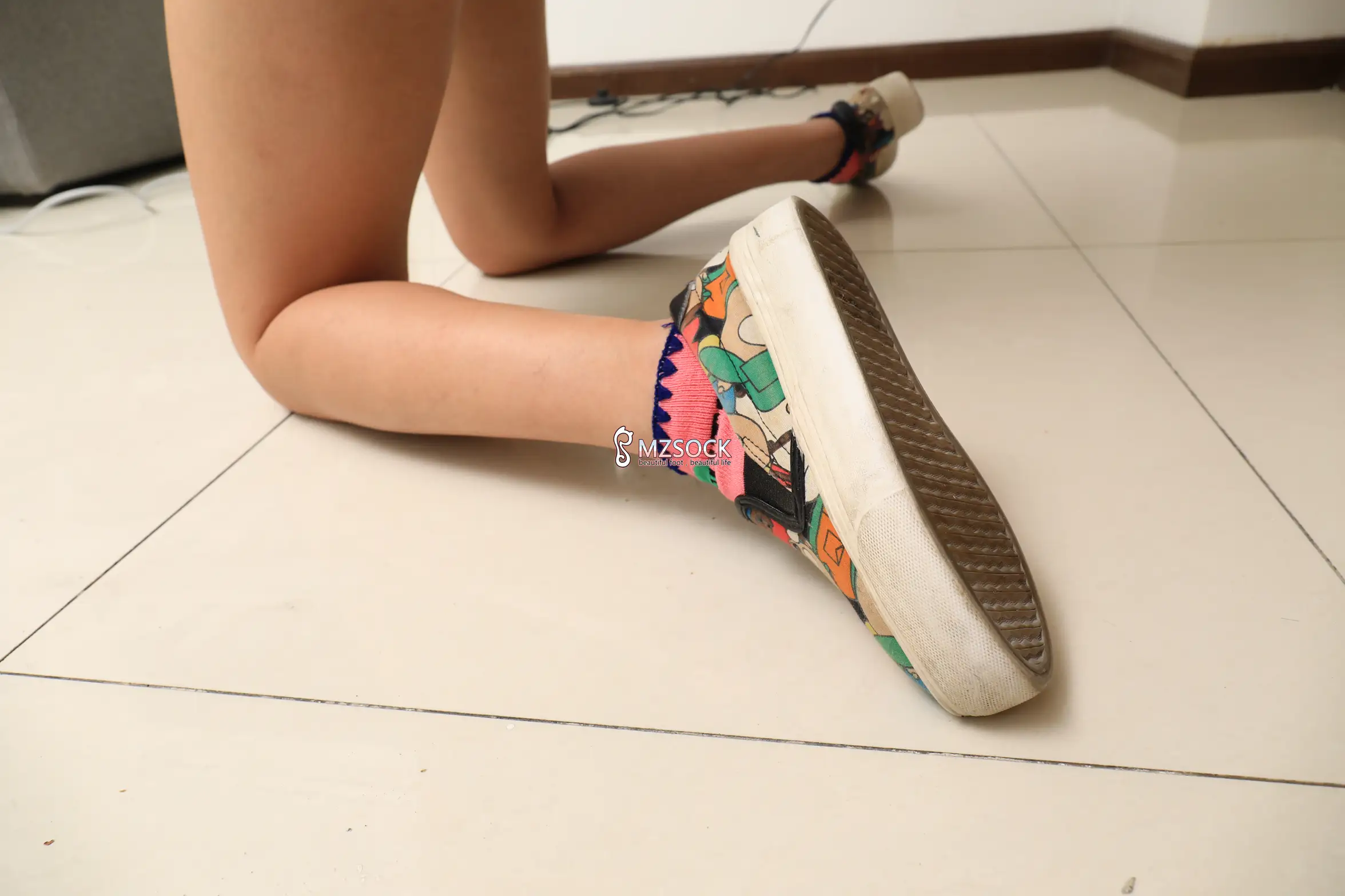 [Mzsock] Love Beauty Foot NO.055 Snow and snow#[74P]-1