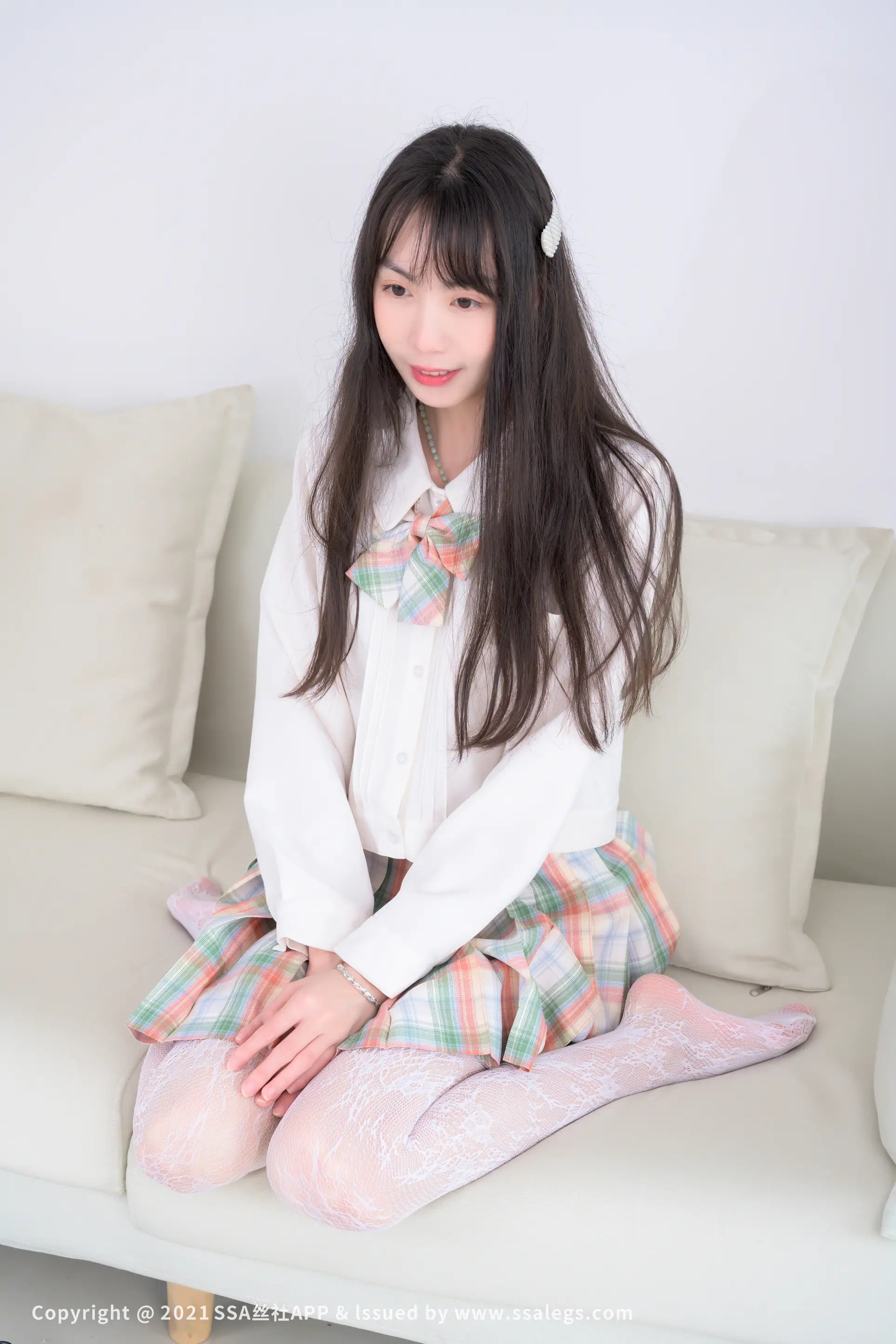 [Mzsock] NO.676 White fishnet stockings with round legs (Part 1) silk club#[109P]-2