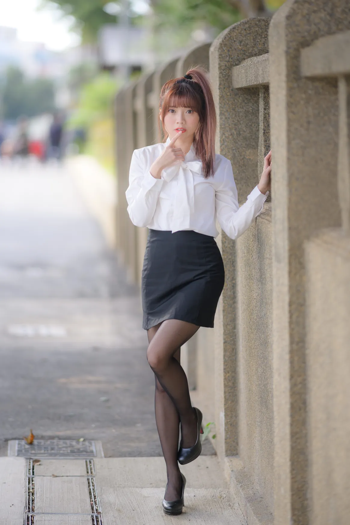 [爱美足] NO.237 OL黑丝制服高跟 街拍#[105P]-2