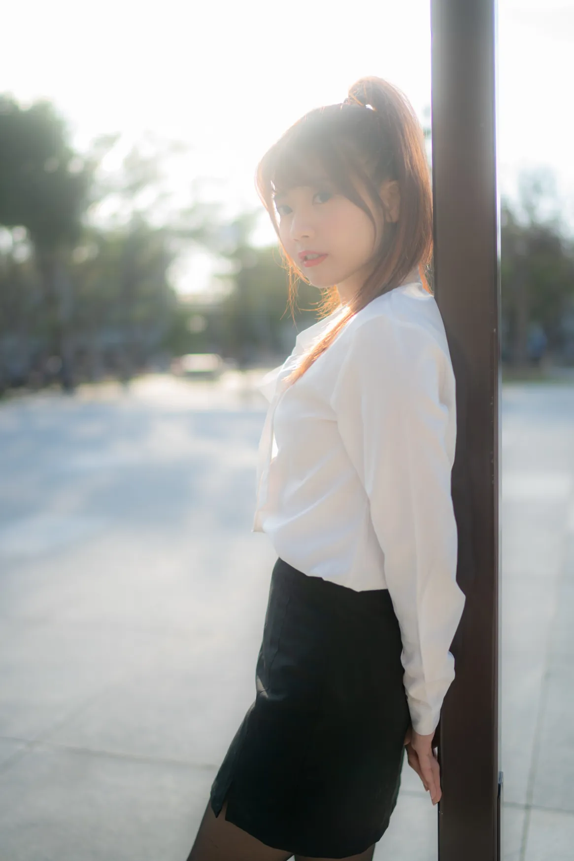 [爱美足] NO.237 OL黑丝制服高跟 街拍#[105P]-8