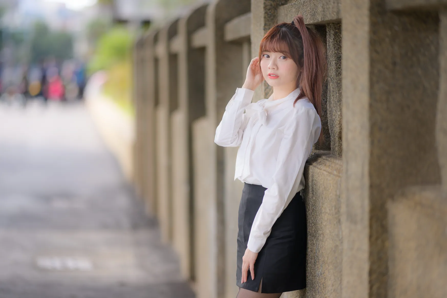 [爱美足] NO.237 OL黑丝制服高跟 街拍#[105P]-9