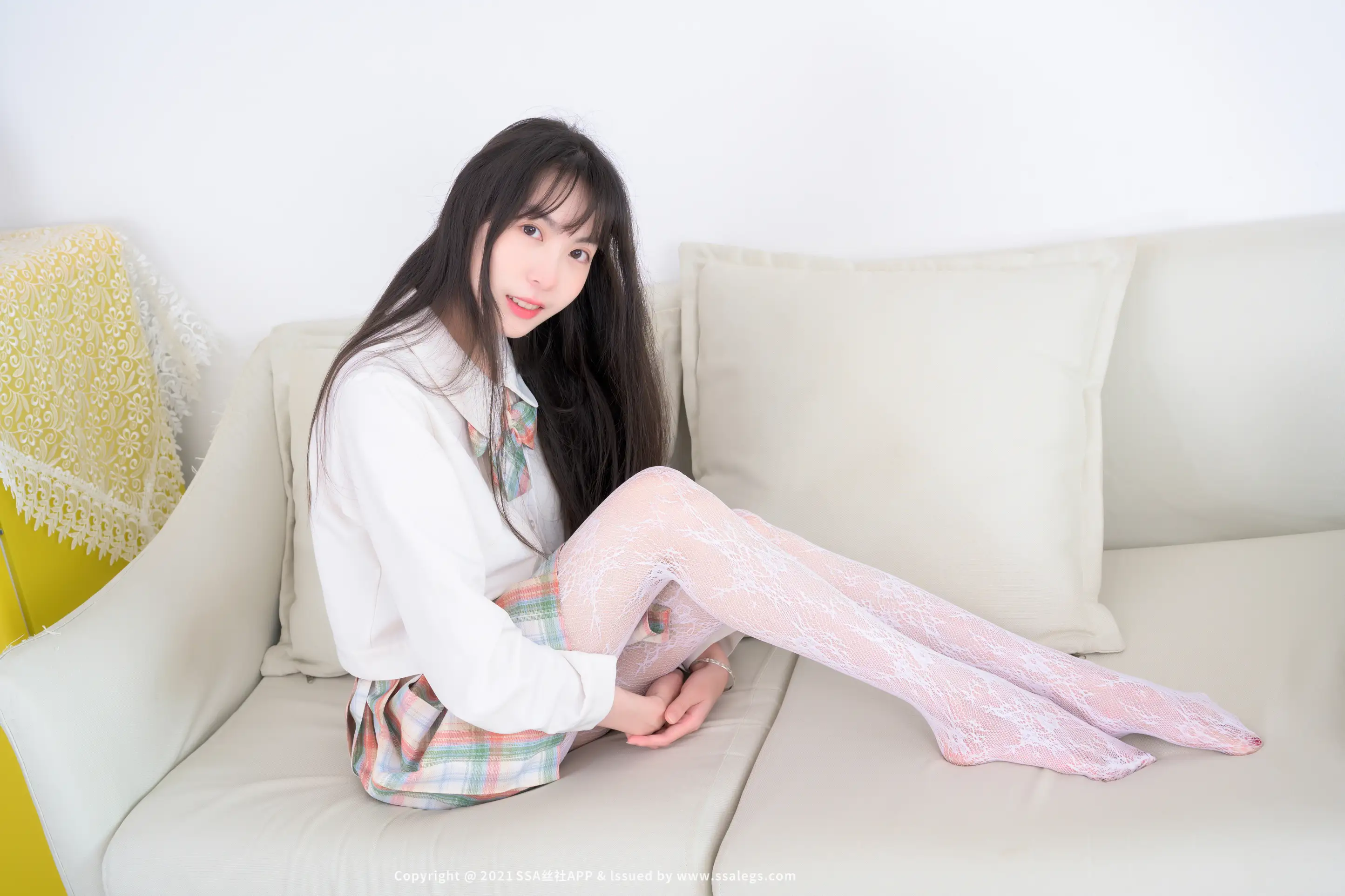 [爱美足] NO.677 腿模团团的白色网袜(下) 丝社#[109P]-25