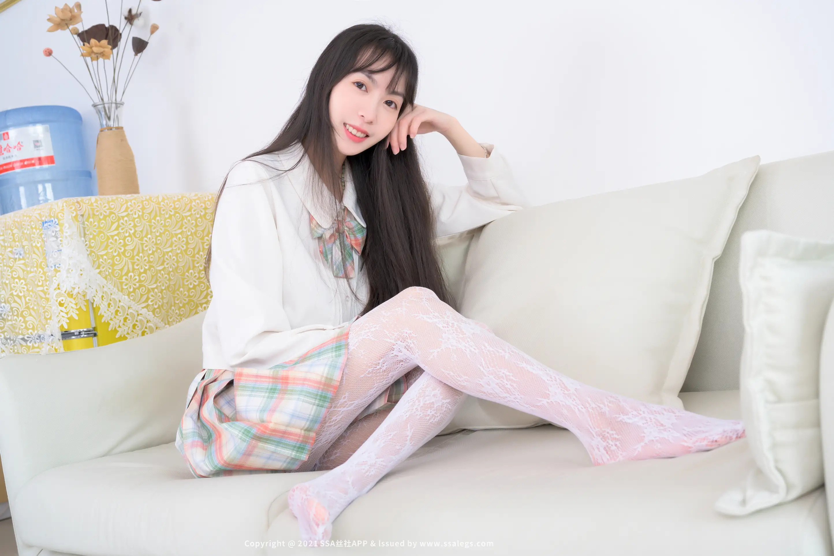 [爱美足] NO.677 腿模团团的白色网袜(下) 丝社#[109P]-35