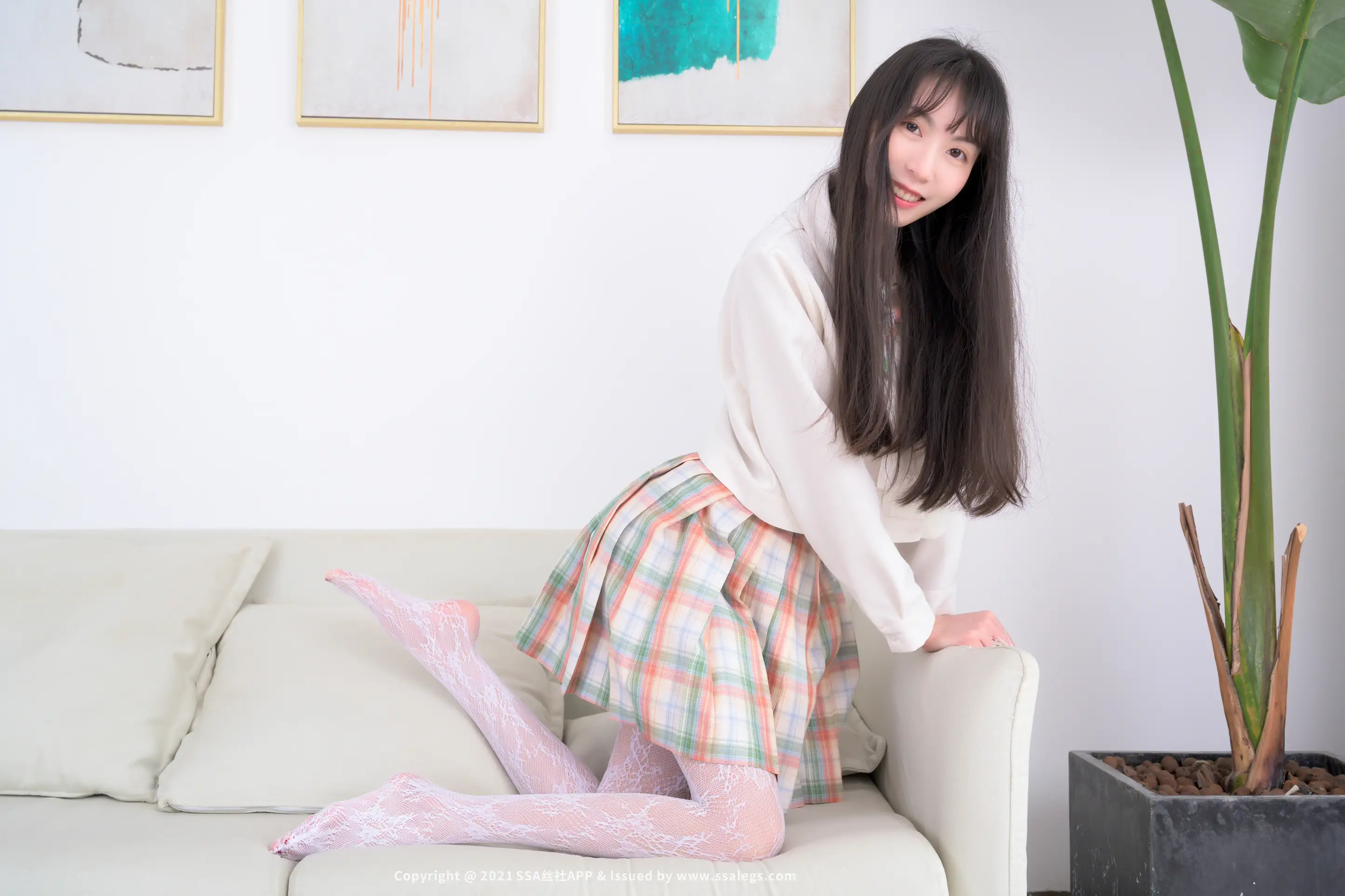 [爱美足] NO.677 腿模团团的白色网袜(下) 丝社#[109P]-36