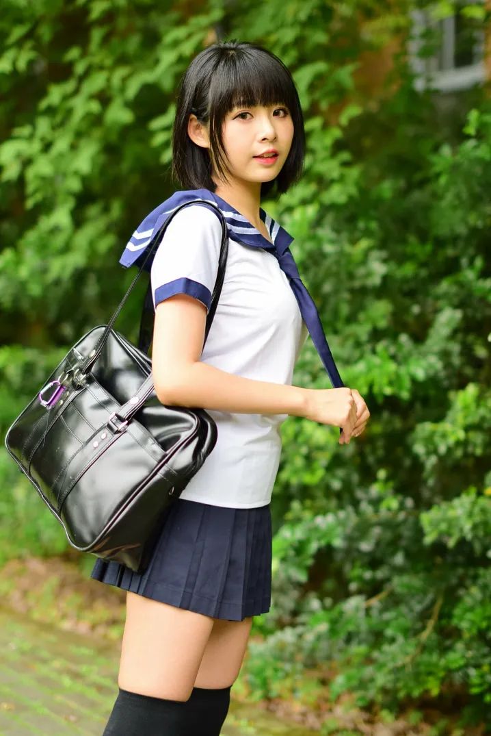 [爱美足] NO.171 海琳 学生制服 街拍#[73P]-3