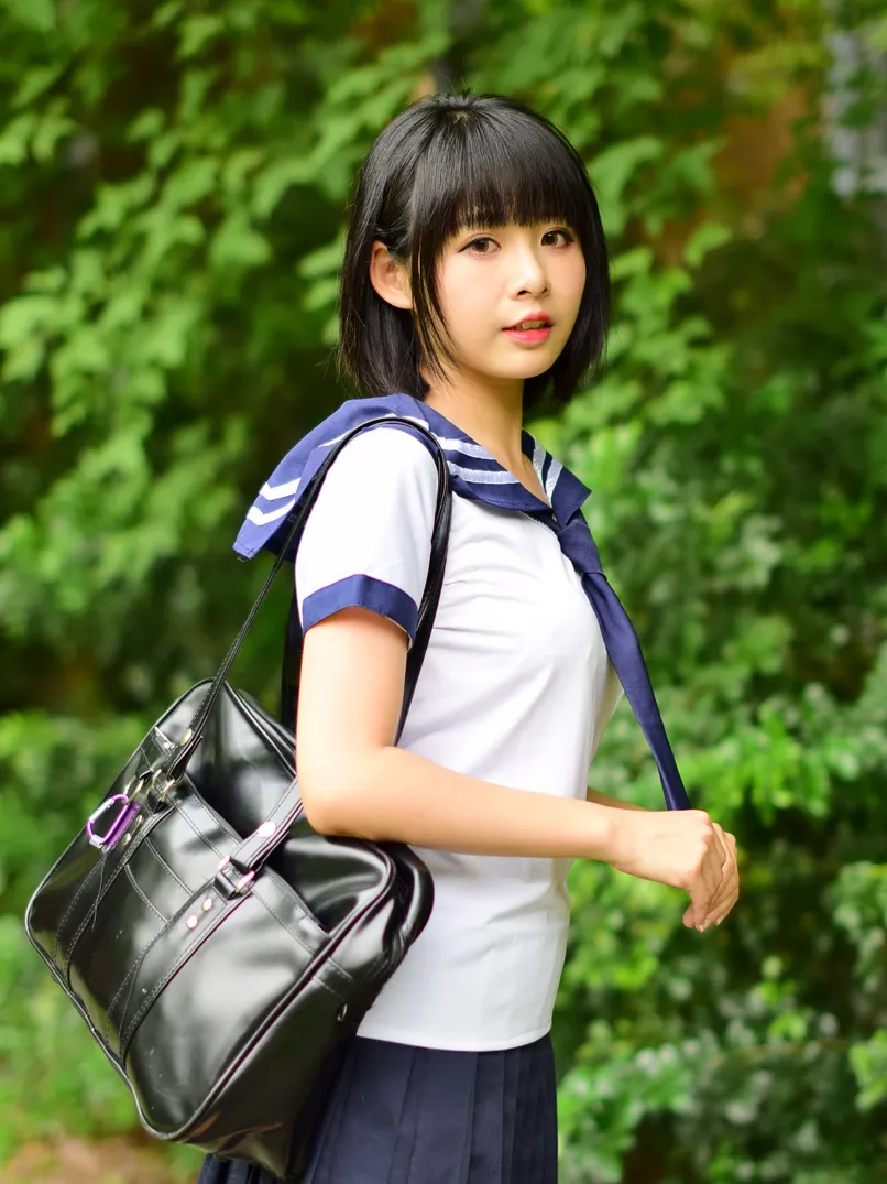 [爱美足] NO.171 海琳 学生制服 街拍#[73P]-5
