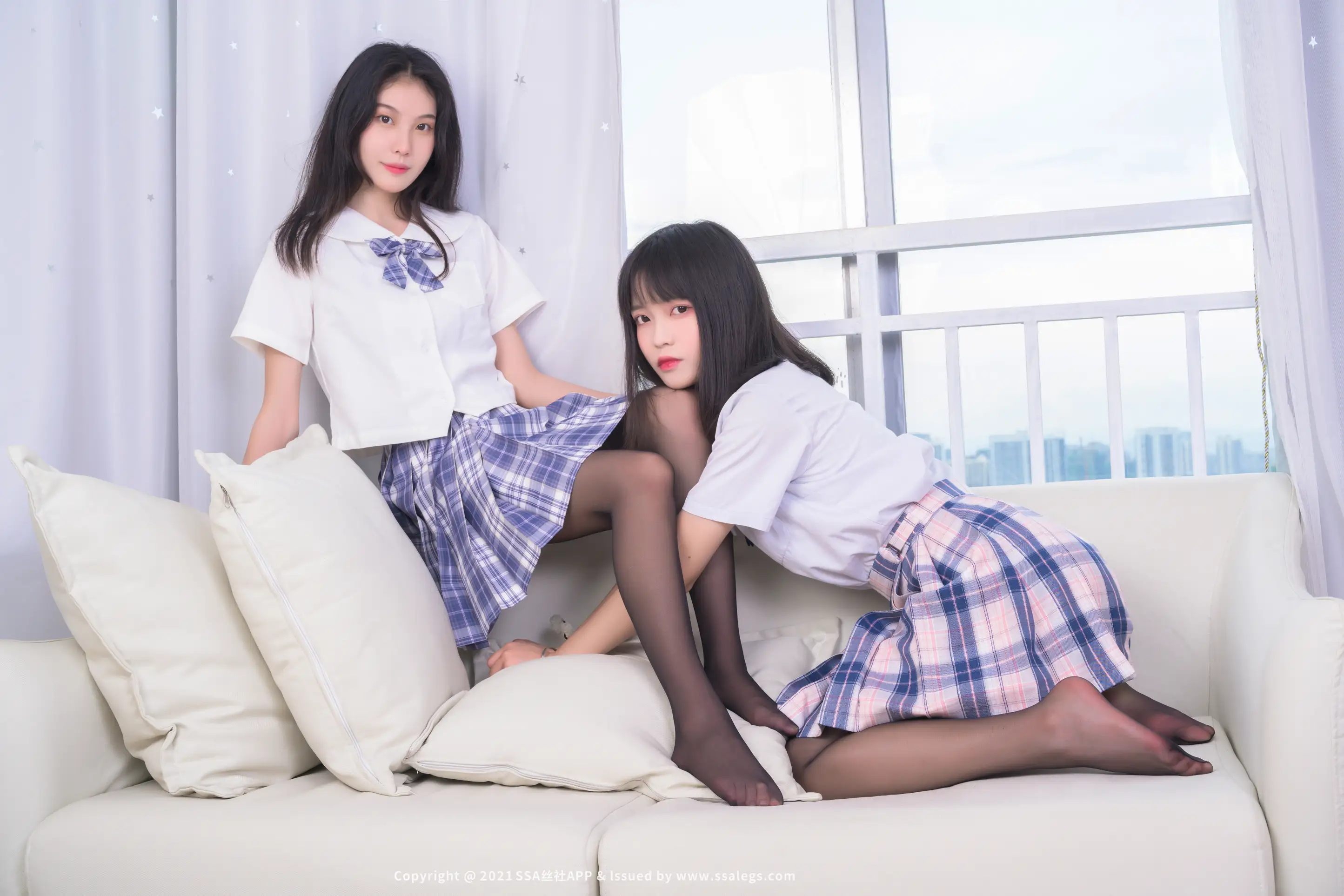 [爱美足] NO.637 模特素素&丹丹的黑丝(下) 丝社#[73P]-9