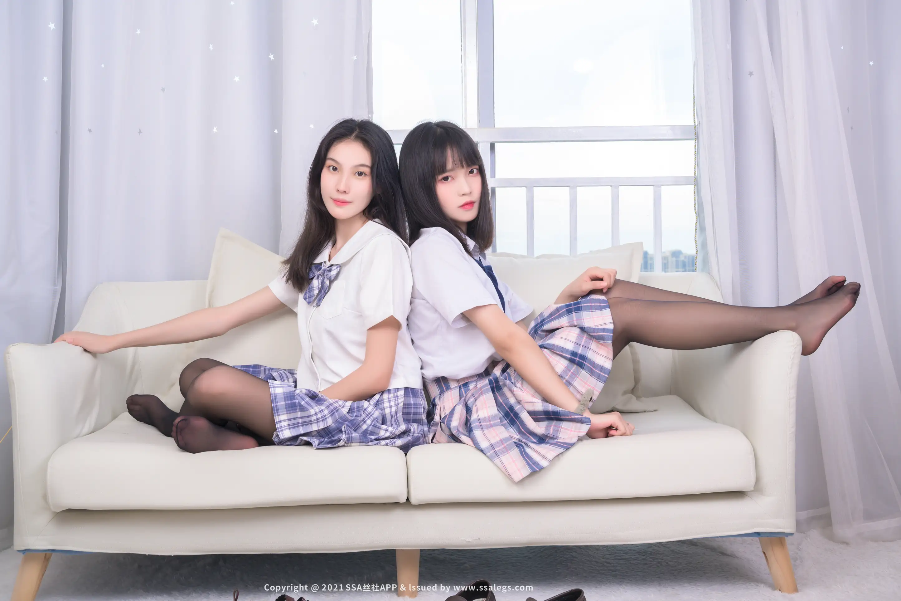 [爱美足] NO.637 模特素素&丹丹的黑丝(下) 丝社#[73P]-5