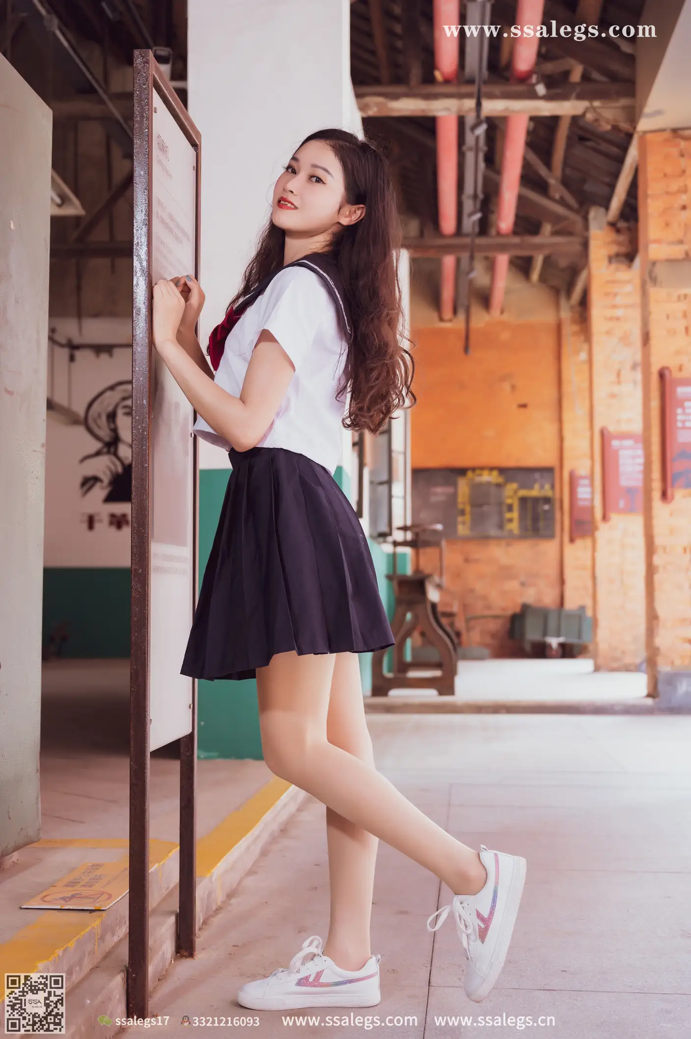 [爱美足] NO.422 漫漫白色jk制服肉丝写真(下) 丝社#[124P]-2