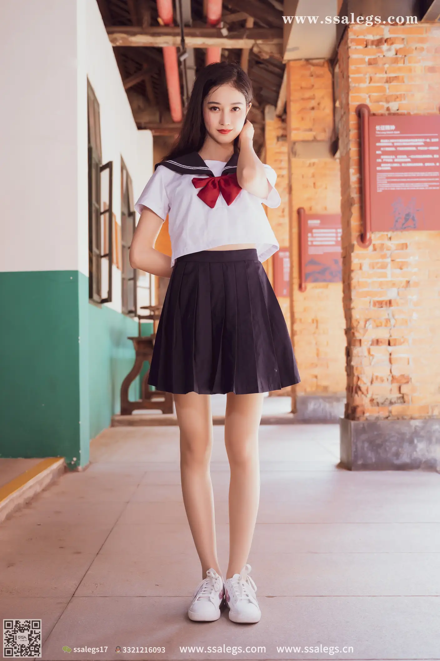 [爱美足] NO.422 漫漫白色jk制服肉丝写真(下) 丝社#[124P]-21
