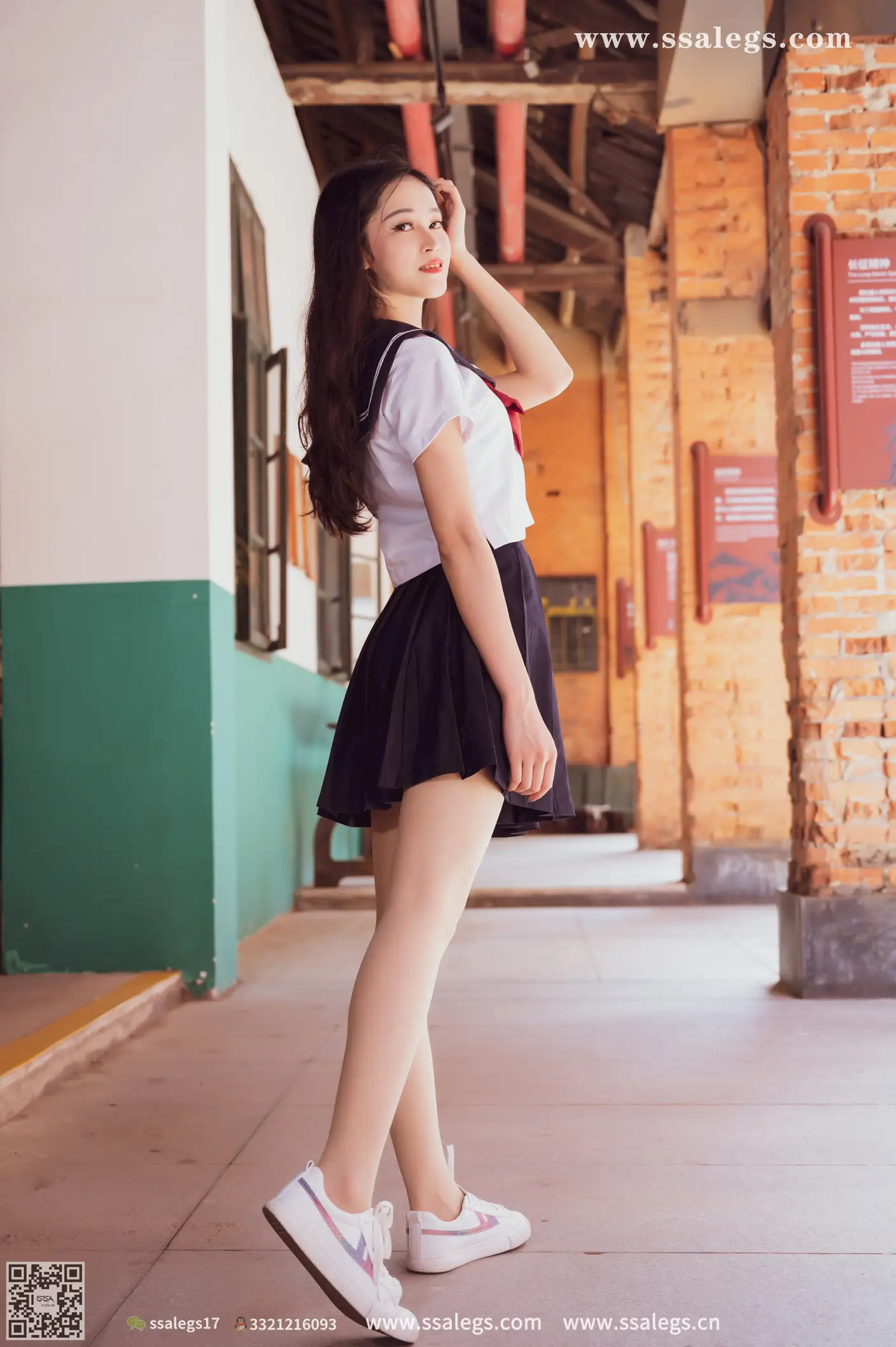 [爱美足] NO.422 漫漫白色jk制服肉丝写真(下) 丝社#[124P]-24
