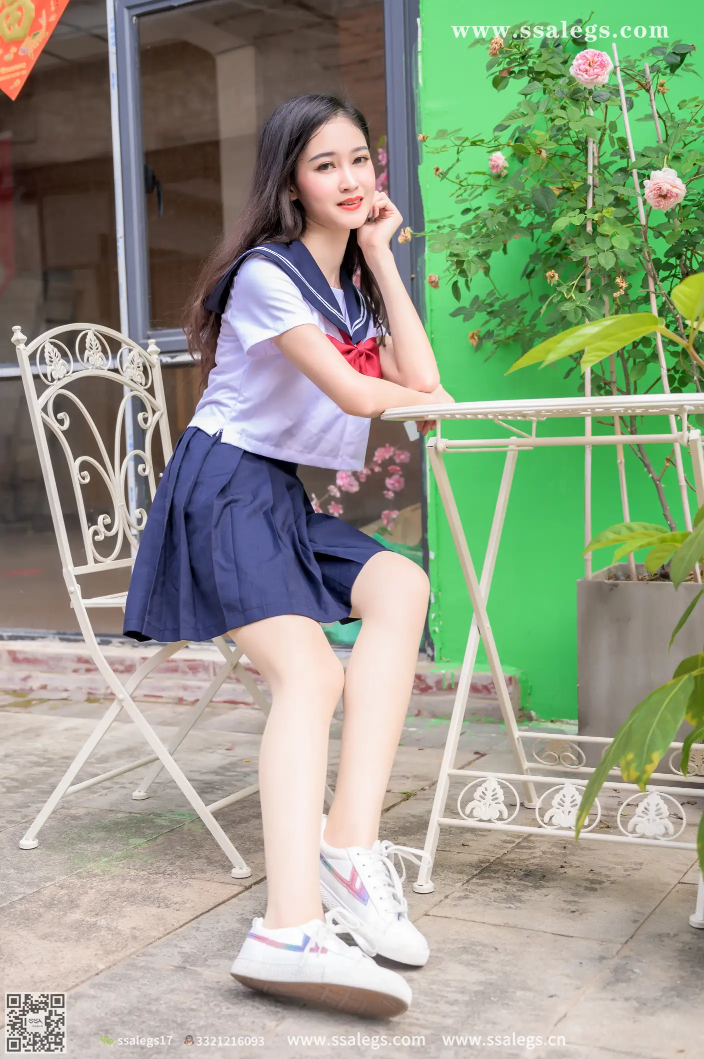 [爱美足] NO.422 漫漫白色jk制服肉丝写真(下) 丝社#[124P]-4