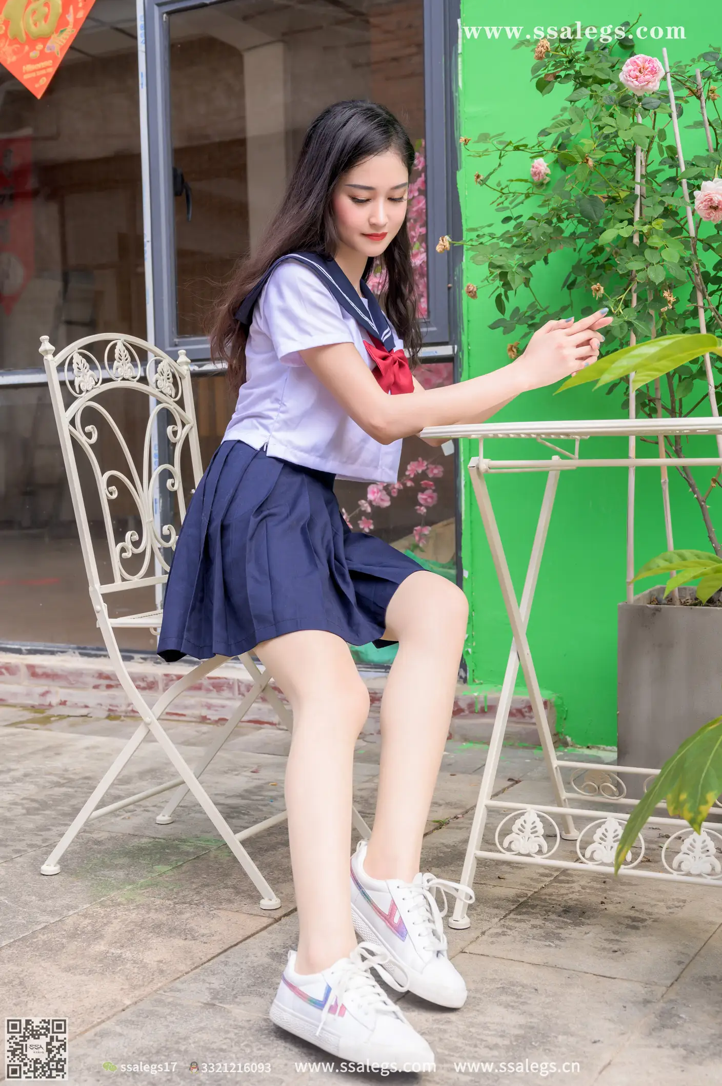 [爱美足] NO.422 漫漫白色jk制服肉丝写真(下) 丝社#[124P]-5