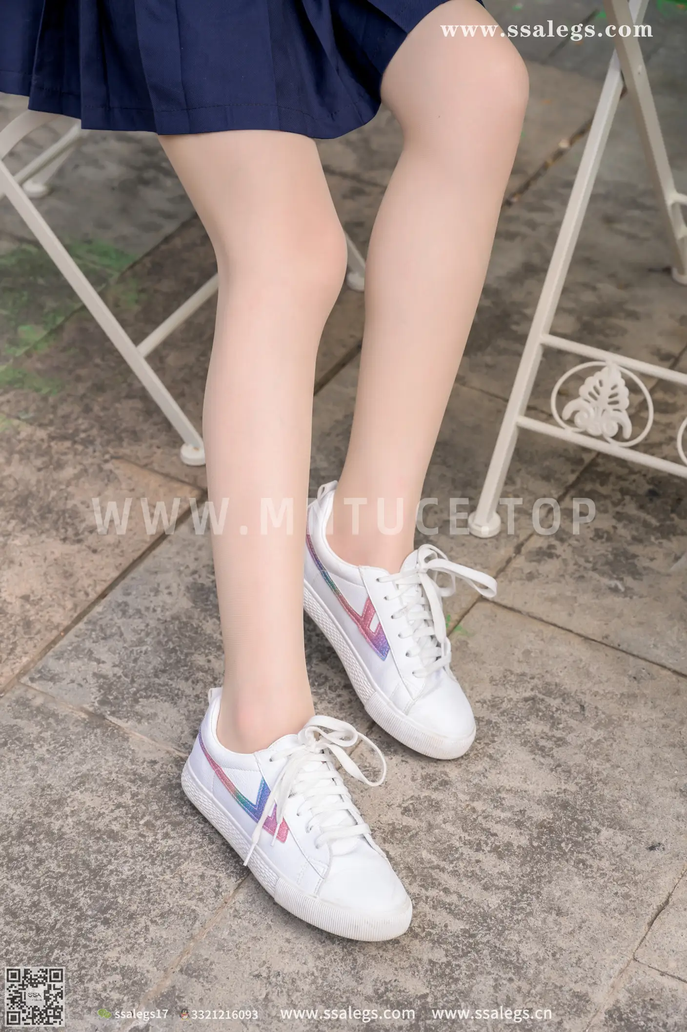 [爱美足] NO.422 漫漫白色jk制服肉丝写真(下) 丝社#[124P]-6