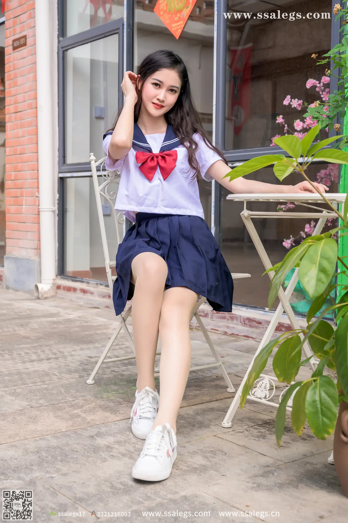 [爱美足] NO.422 漫漫白色jk制服肉丝写真(下) 丝社#[124P]-7