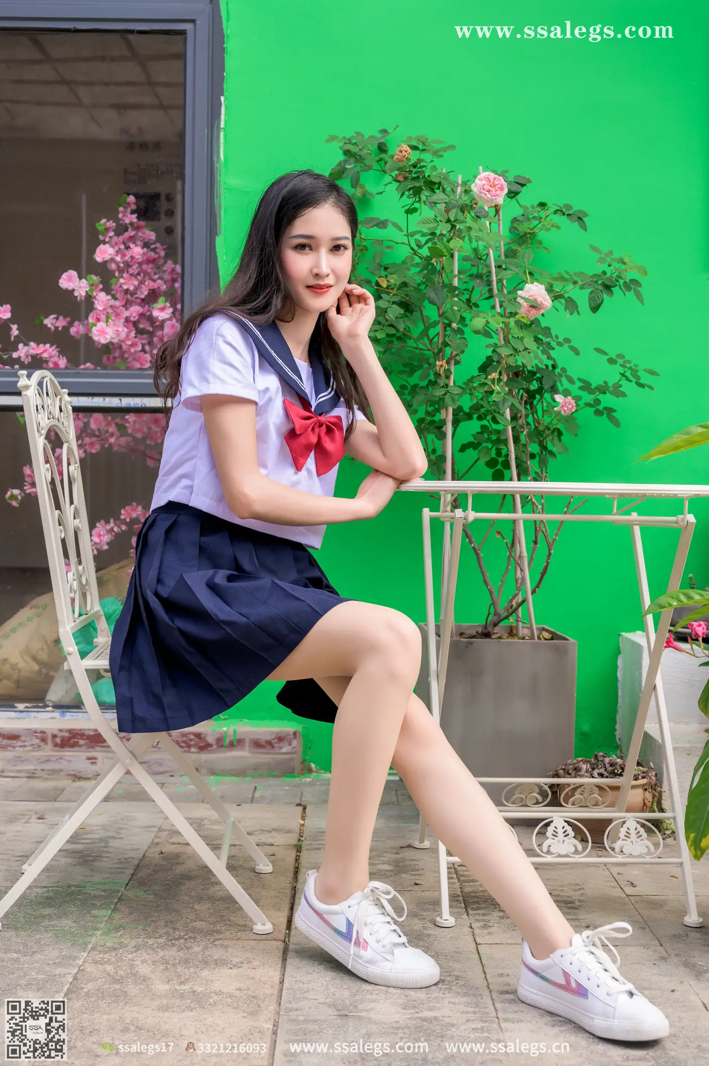[爱美足] NO.422 漫漫白色jk制服肉丝写真(下) 丝社#[124P]-9