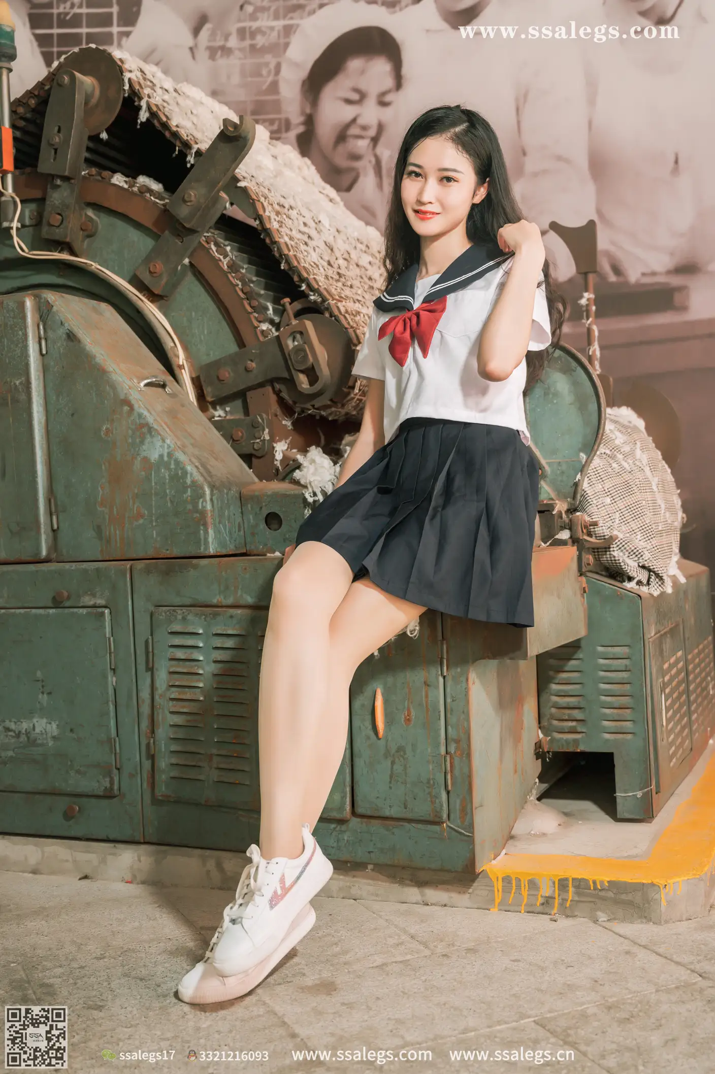 [爱美足] NO.422 漫漫白色jk制服肉丝写真(下) 丝社#[124P]-6