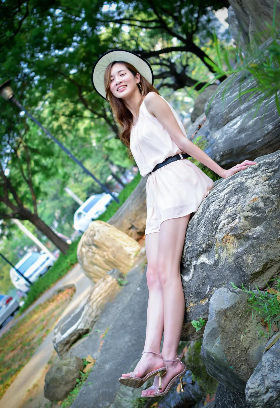 [爱美足] NO.180 张筠 连衣裙凉高美腿 街拍#[29P]-5