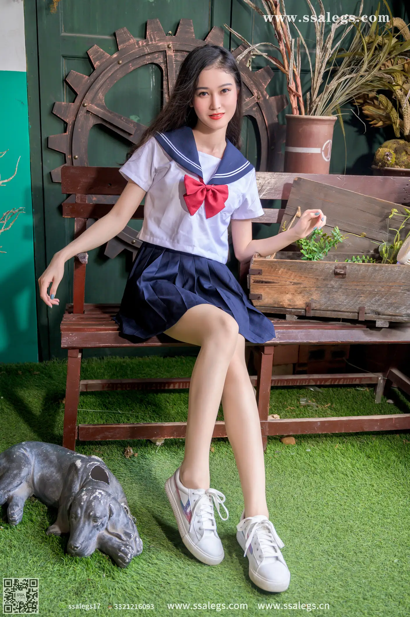 [Mzsock] NO.421 Man -white JK uniform shredded pork photo (Part 1) silk club#[124P]-4