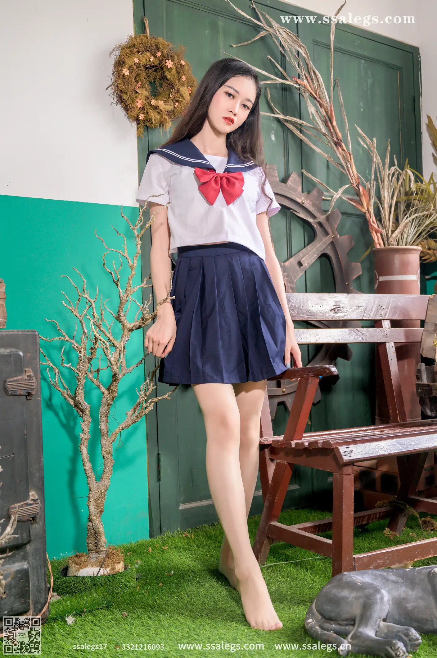 [Mzsock] NO.421 Man -white JK uniform shredded pork photo (Part 1) silk club#[124P]-6