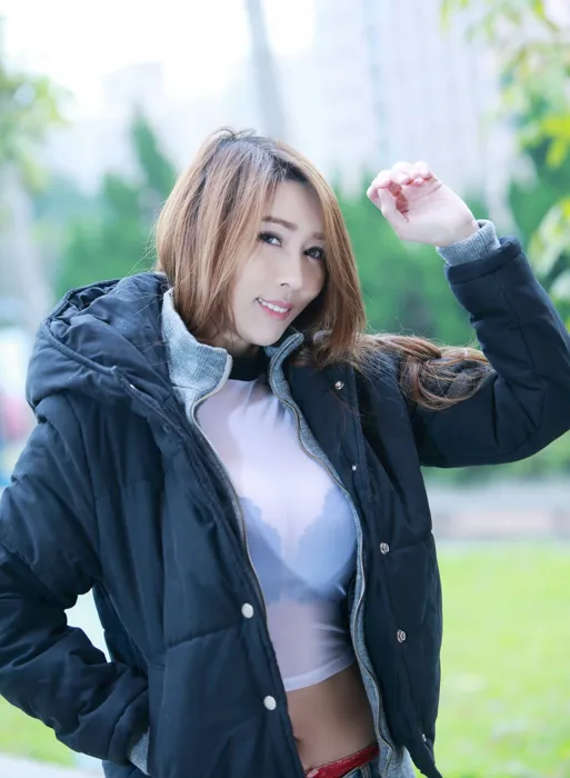 [Mzsock] NO.081 Tingting denim shorts, high heels and beautiful legs, outdoor shot street photography#[79P]-6