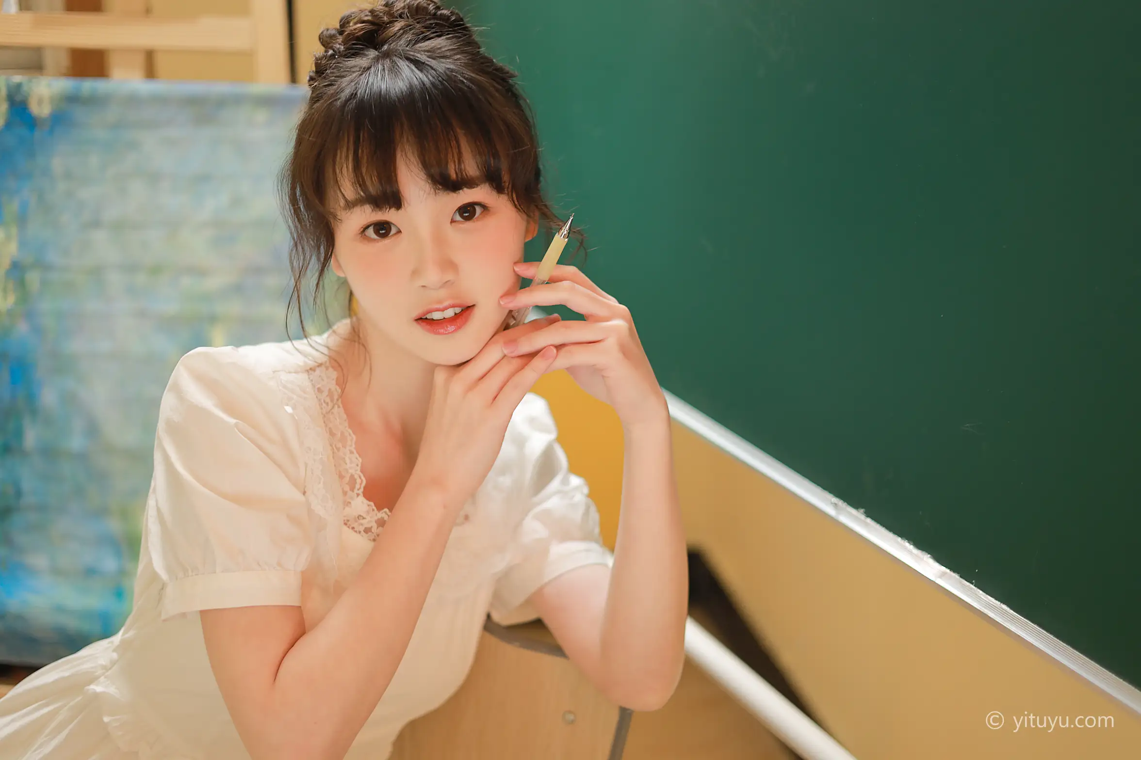 [艺图语] 2021.04.23 Vol.044 – 放学后 柚子#[38P]-8