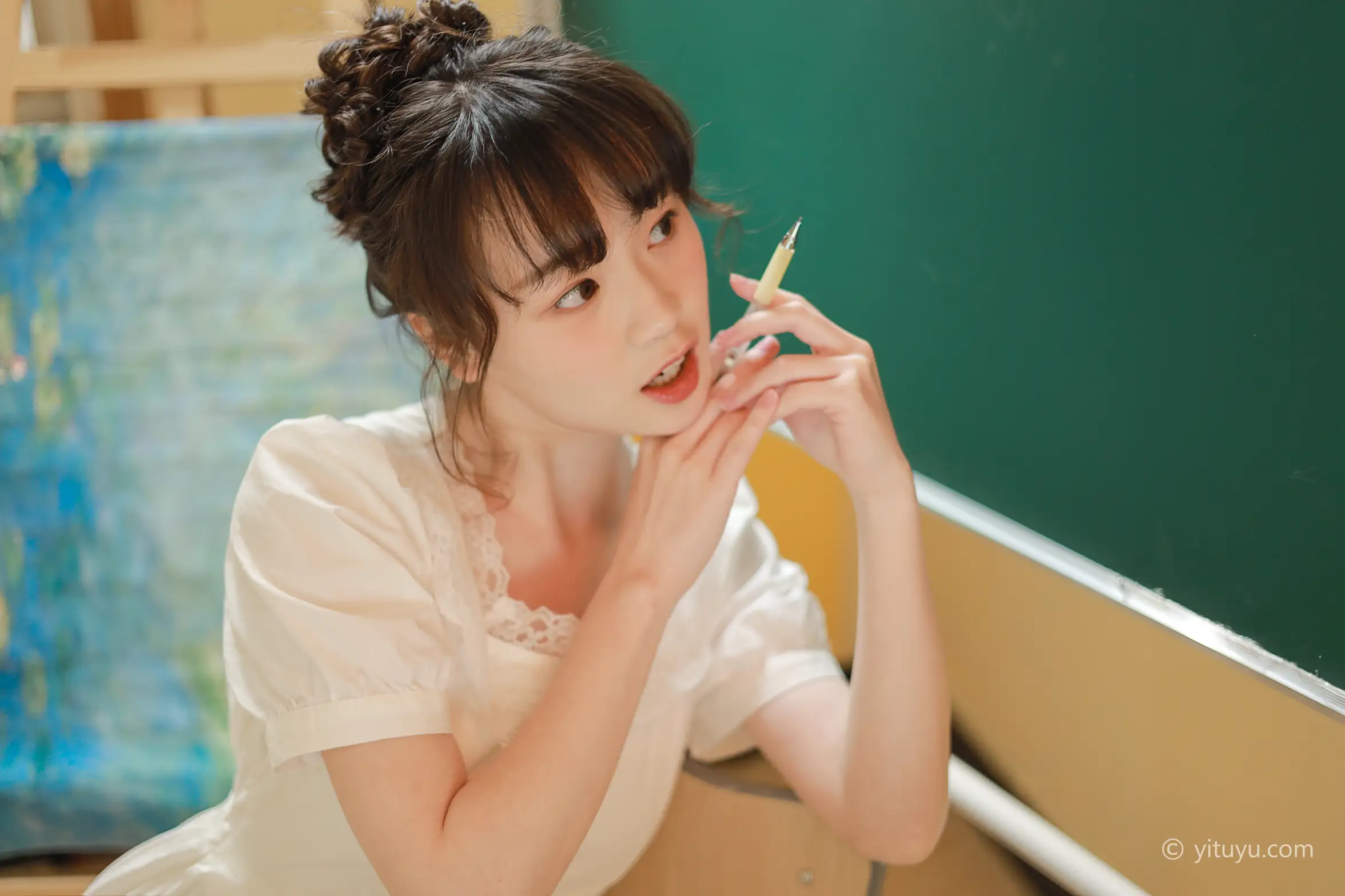 [艺图语] 2021.04.23 Vol.044 – 放学后 柚子#[38P]-9