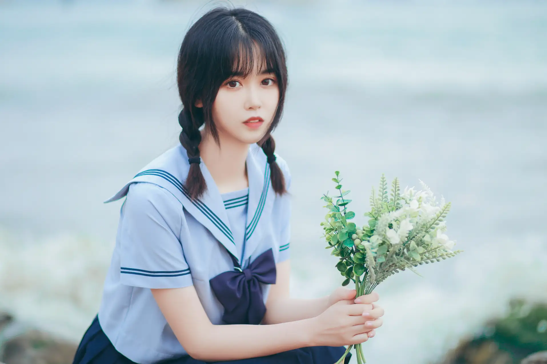 [艺图语] 2022.07.28 Vol.1565 – 夏日海边的少女 淺櫻桃奈#[26P]-15