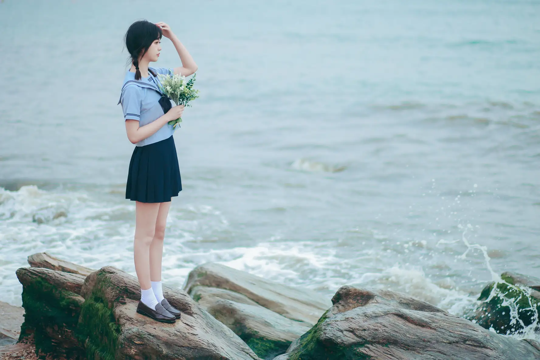 [艺图语] 2022.07.28 Vol.1565 – 夏日海边的少女 淺櫻桃奈#[26P]-23