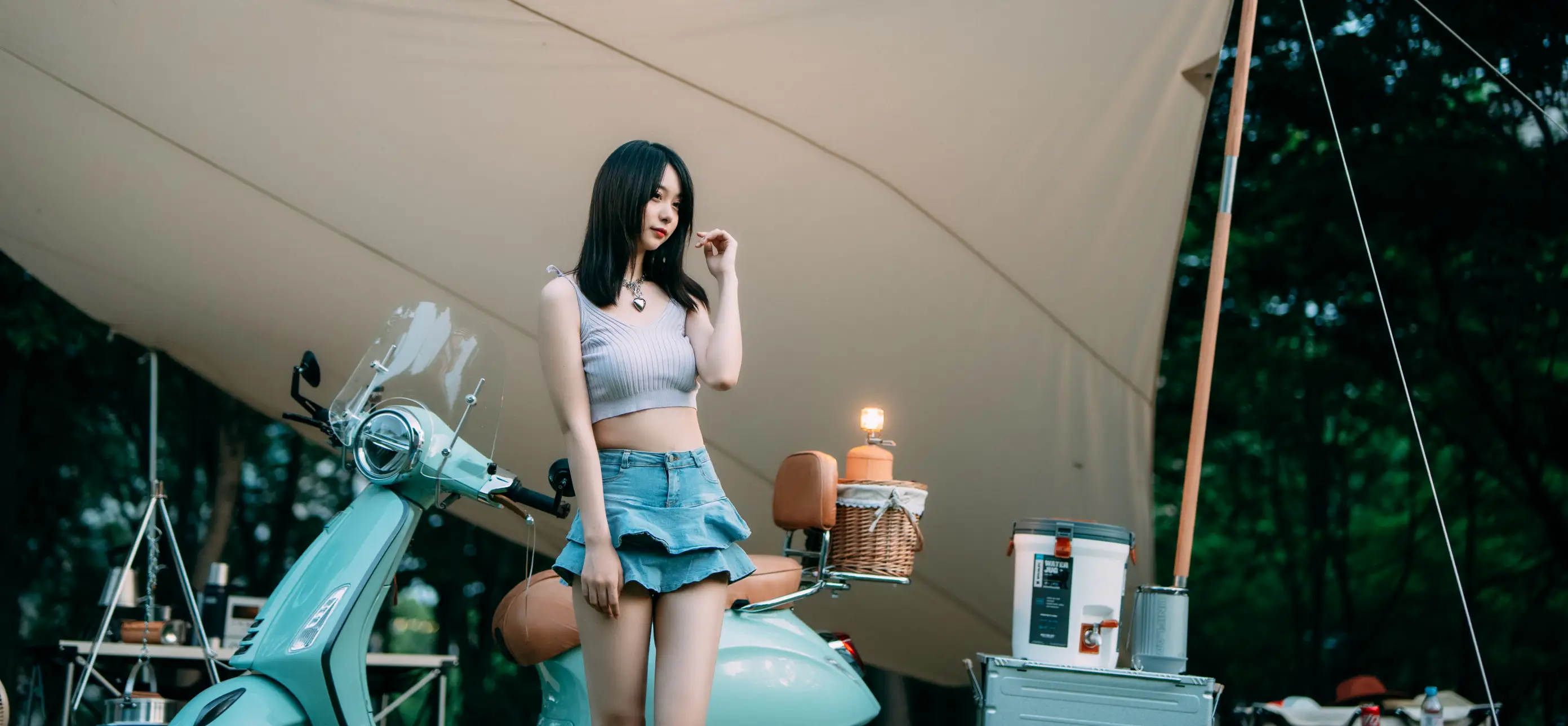 [艺图语] 2022.08.09 Vol.1664 – 夏天的白加黑 小可爱#[48P]-24